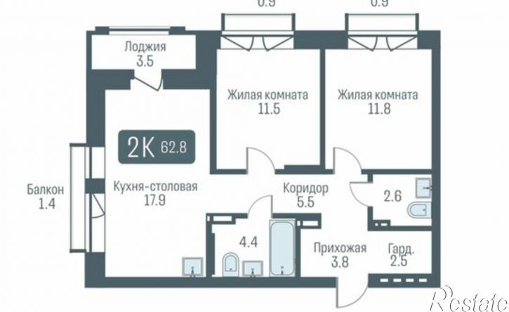 2-комн квартира в новом доме ул Немировича-Данченко, 145а,  д. 145а