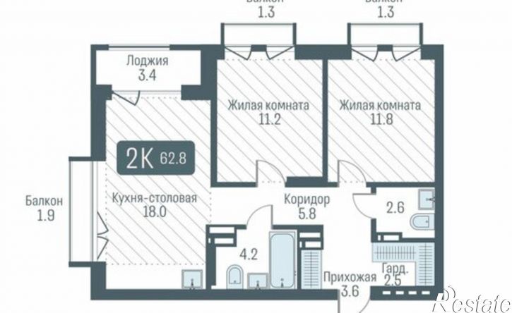 2-комн квартира в новом доме ул Немировича-Данченко, 145а,  д. 145а