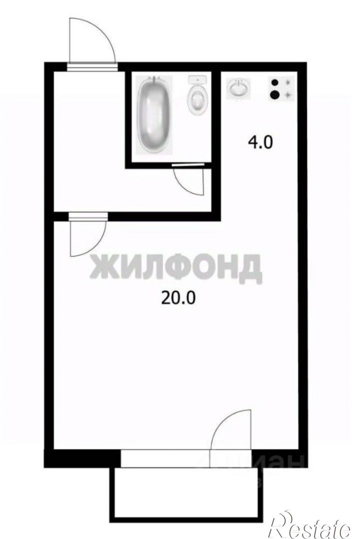 1-комн квартира ул Мясниковой, 8/2,  д. 8/2
