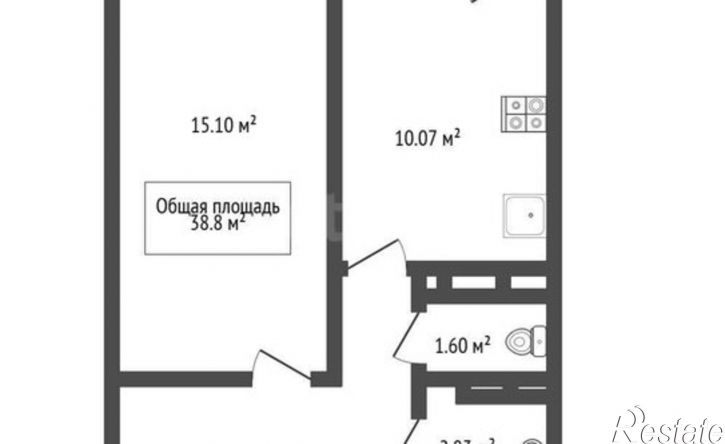 1-комн квартира ул Немировича-Данченко, 2б,  д. 2б