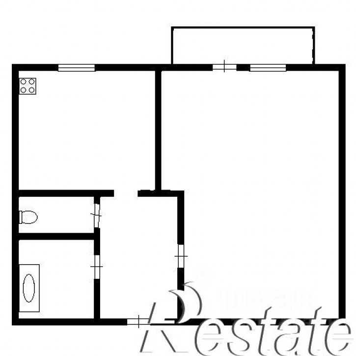 1-комн квартира улица Высоцкого, 31,  д. 31