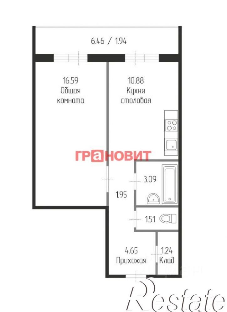 1-комн квартира улица Виталия Потылицына, 11/3,  д. 11/3