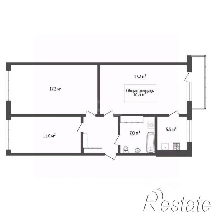 3-комн квартира улица Зорге, 151,  д. 151