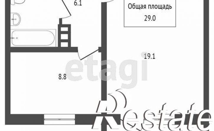 1-комн квартира улица Сибиряков-Гвардейцев, 64/2,  д. 64/2