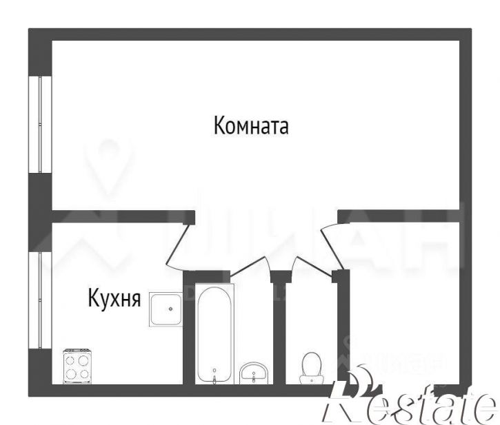 1-комн квартира Советская улица, 77А,  д. 77А