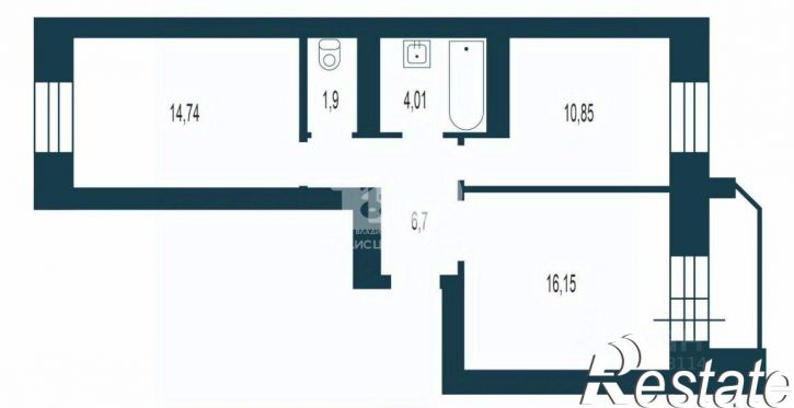 2-комн квартира Первомайская улица, 234,  д. 234