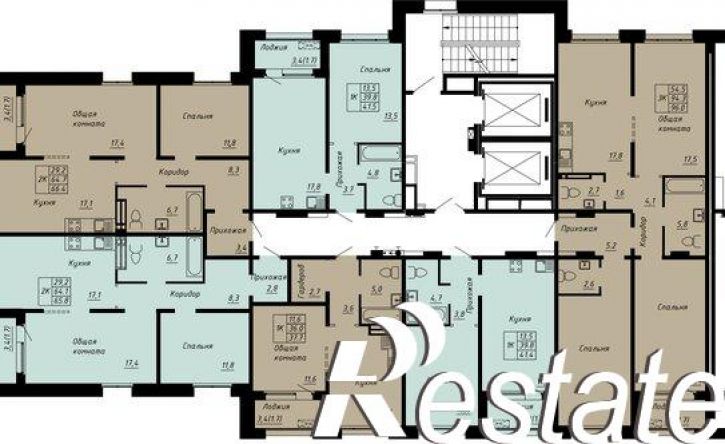 1-комн квартира в новом доме Калининский район