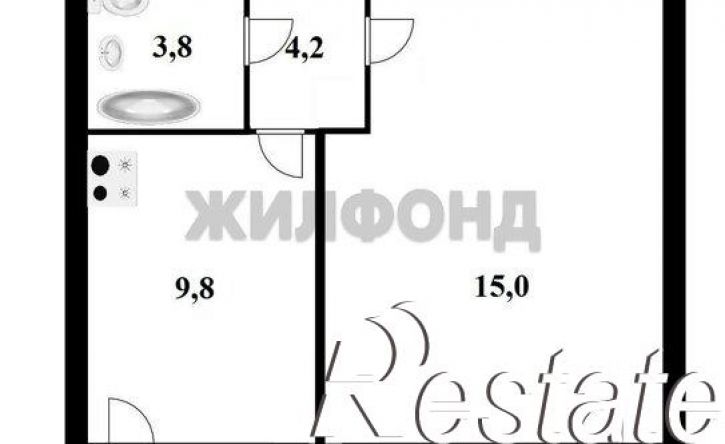 1-комн квартира Выборная улица, 115/3,  д. 115/3