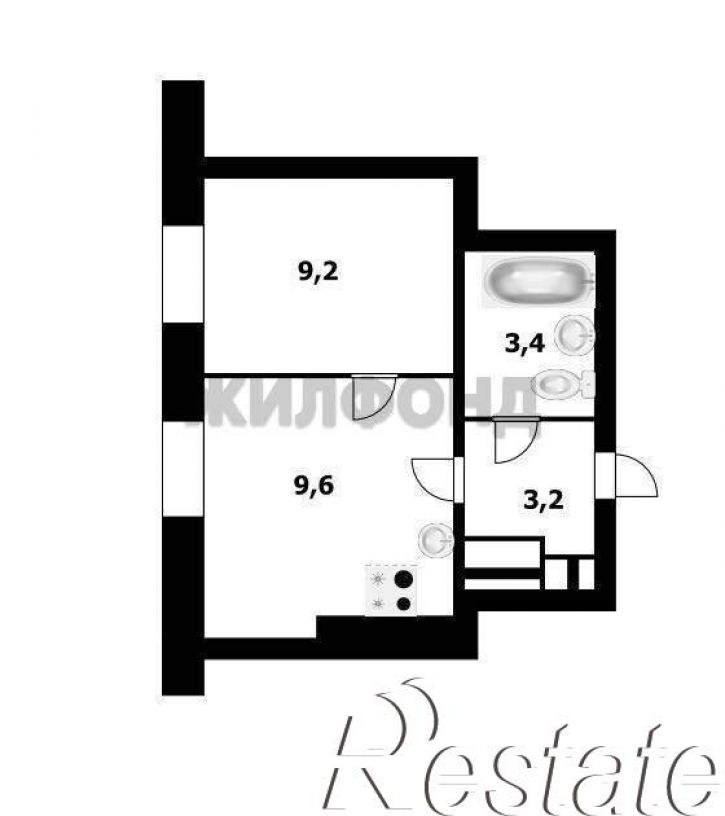 1-комн квартира Костычева улица, д.21