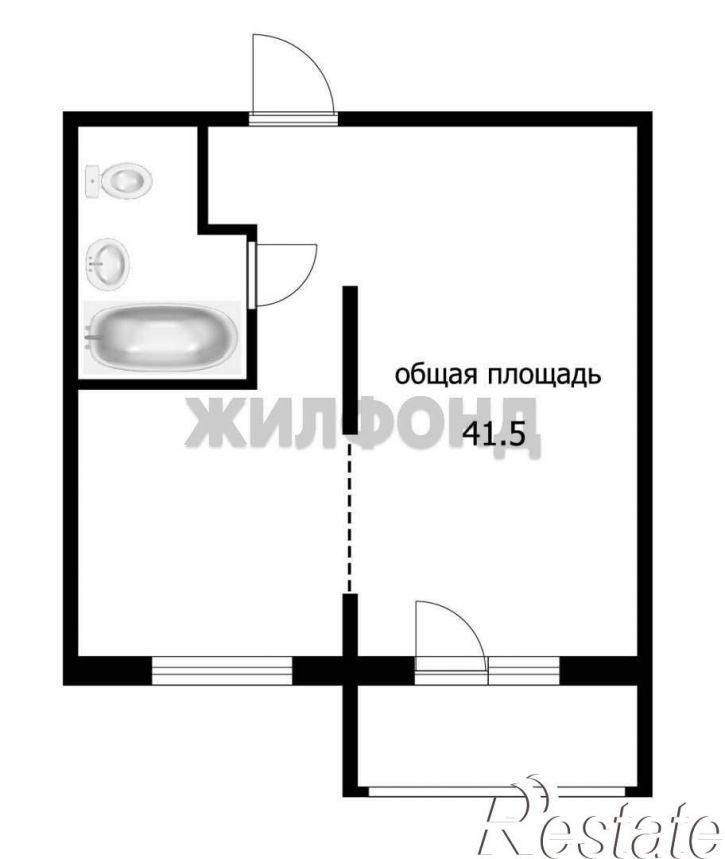1-комн квартира Игарская улица, д.9