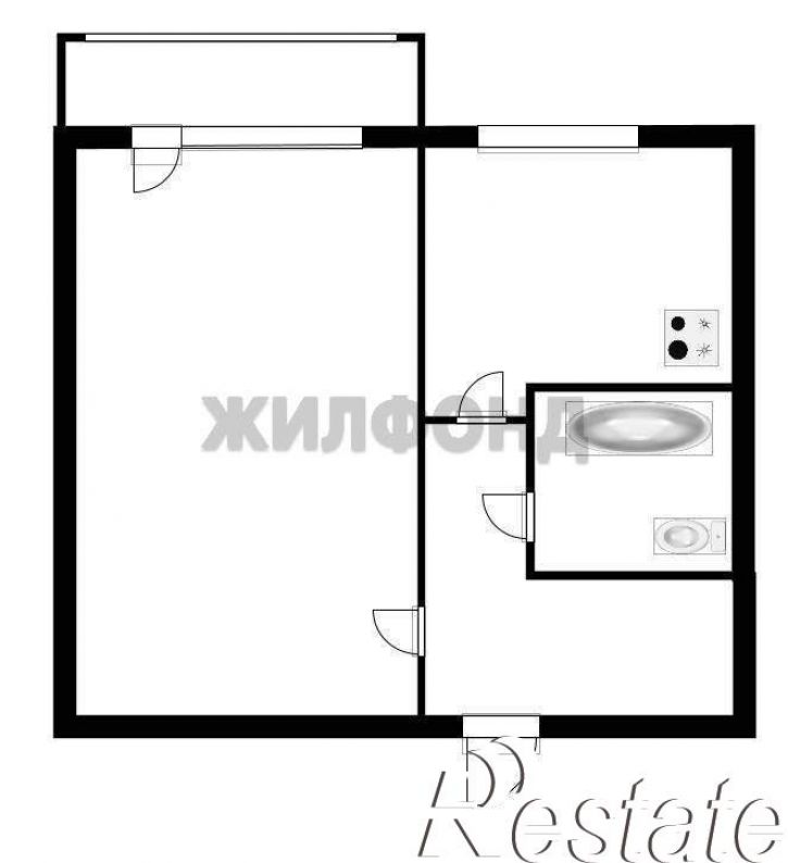 1-комн квартира Троллейная улица, д.22