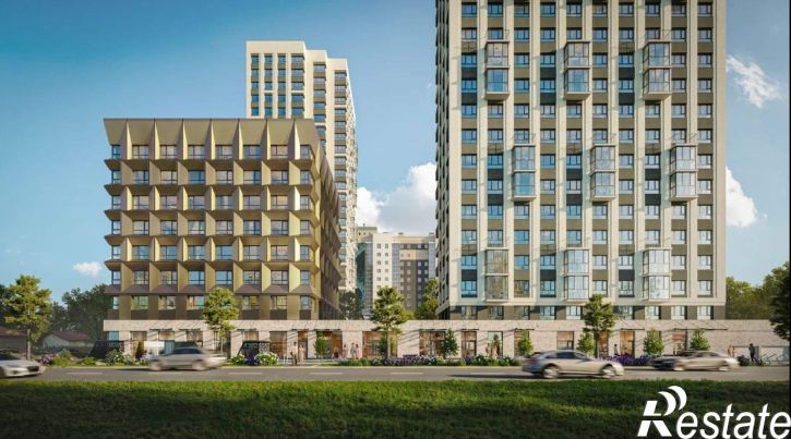 2-комн квартира в новом доме Грибоедова улица, д.стр1