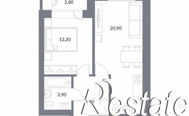 2-комн квартира улица Державина, 50,  д. 50