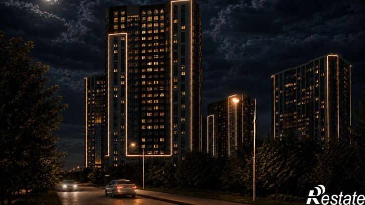 3-комн квартира в новом доме улица Аникина