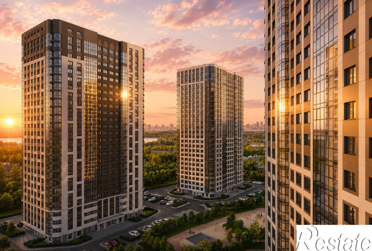 3-комн квартира в новом доме улица Аникина