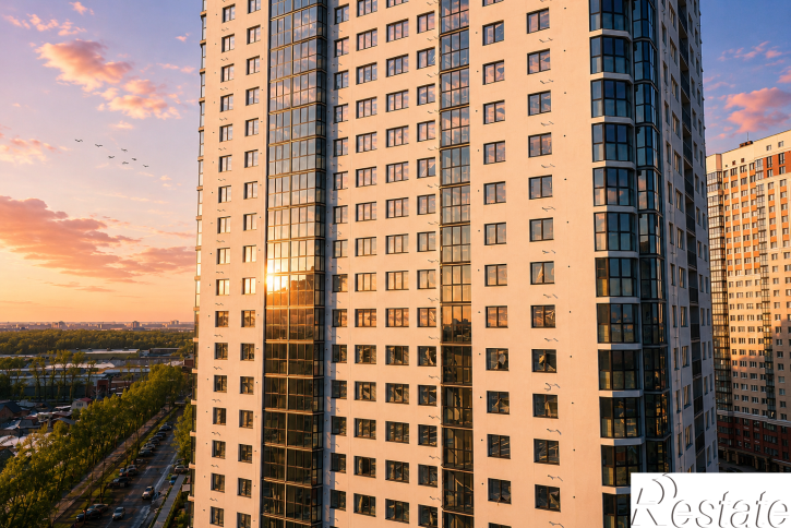 3-комн квартира в новом доме улица Аникина