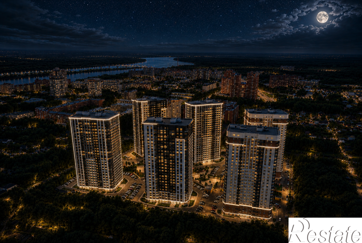 1-комн квартира в новом доме улица Аникина