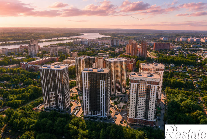 1-комн квартира в новом доме улица Аникина