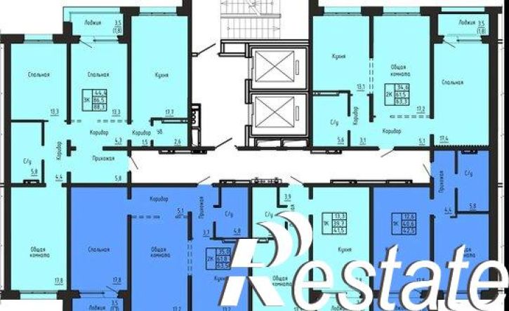 2-комн квартира в новом доме Южно-Чемской жилмассив